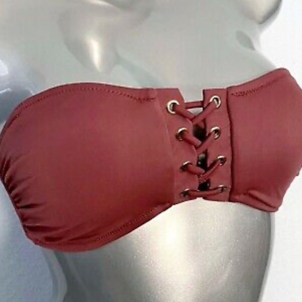 VS Pink bandeau bikini top